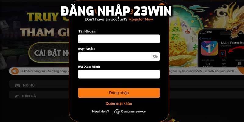 Hướng dẫn các bước truy cập tài khoản 23Win